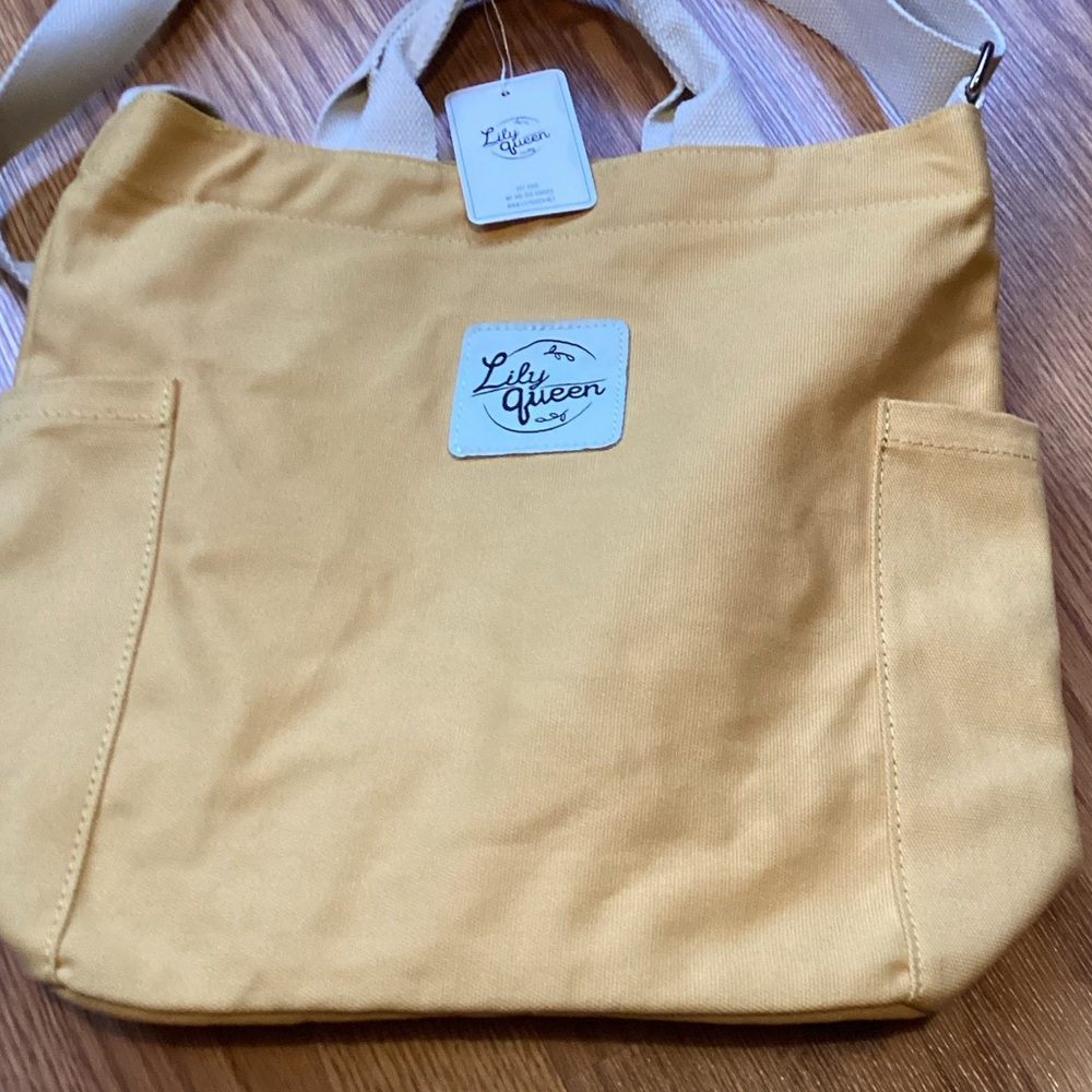 Yellow Canvas Tote Bag